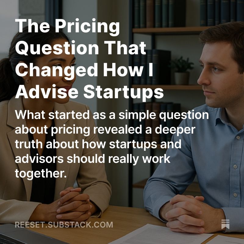 ShereeseMayMba's tweet image. Story time of how a question from a founder changed how I work with startups:
#storytime #startupadvice #pricestructure