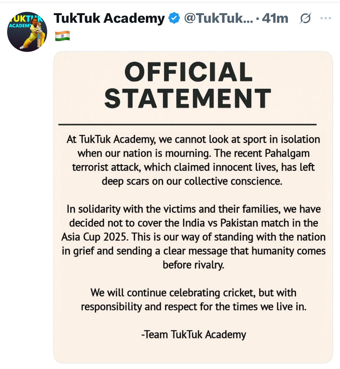 wokeflix's tweet photo. Fuck You @bcci https://t.co/Yl0qORtEdi