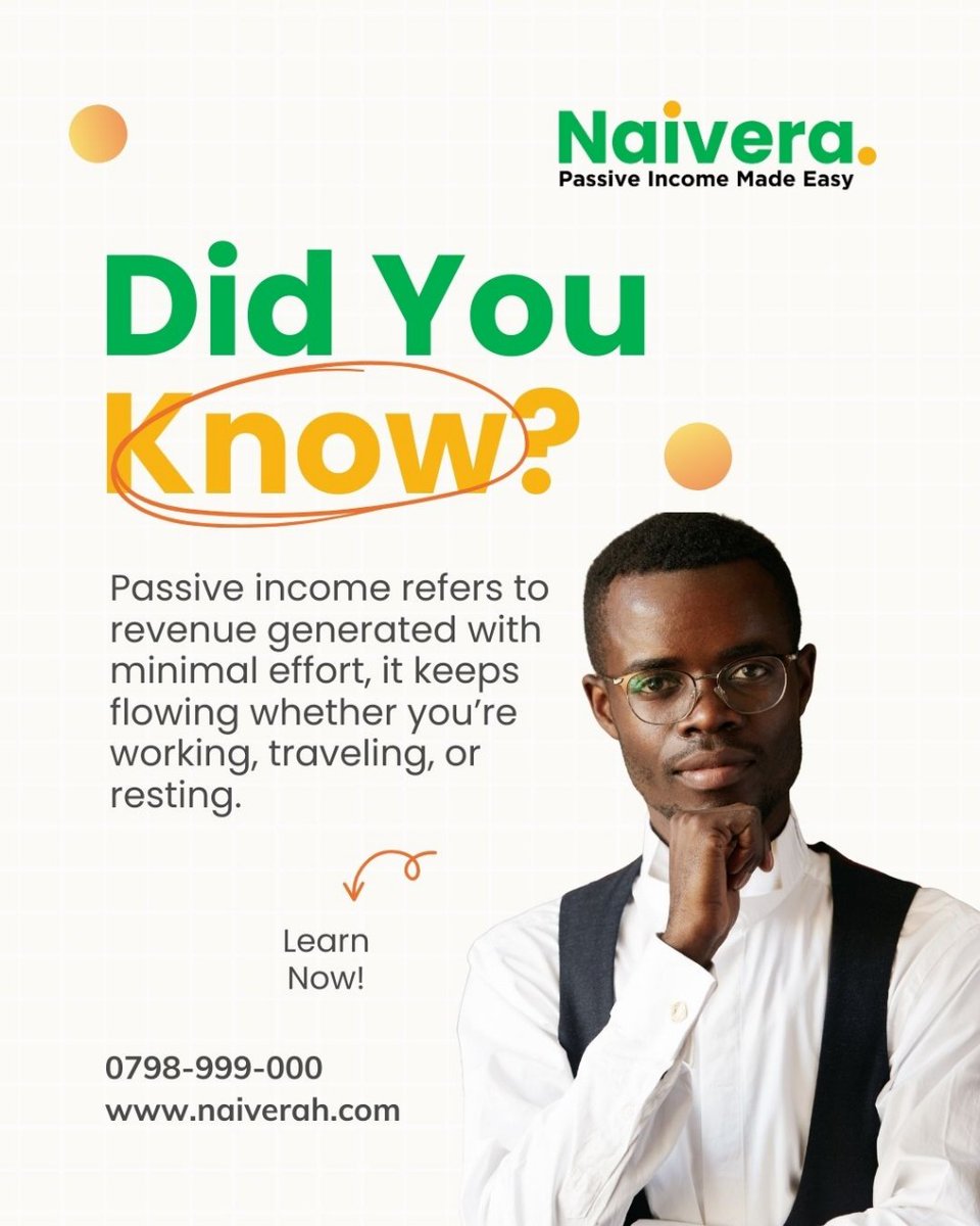 Passive income with <a href="/naiverainc/">Naivera</a>