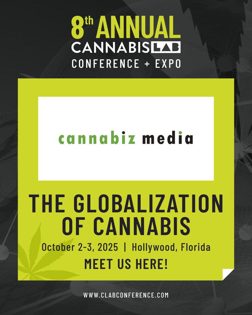 No matter what industry you work in, data is what drives everything. It is the same for Cannabis, which is why we are always happy to partner with <a href="/CannabizMedia/">Cannabiz Media</a>  ! Learn more at the conference. cannabiz.media