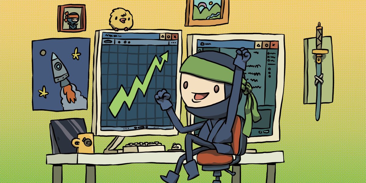 Yakında Paribu'daki $NST'lerimizi Ninja websitesine bağlayarak bulundurduğumuz NST adedine göre ekosistemdeki haklardan faydalanabileceğiz.

Bu özellik geldiğinde Telegram kanalı hızlıca büyüyecektir çünkü 200 ve üstü $NST sahipleri Telegramdaki aktif tüm analizleri görüyor 🥷