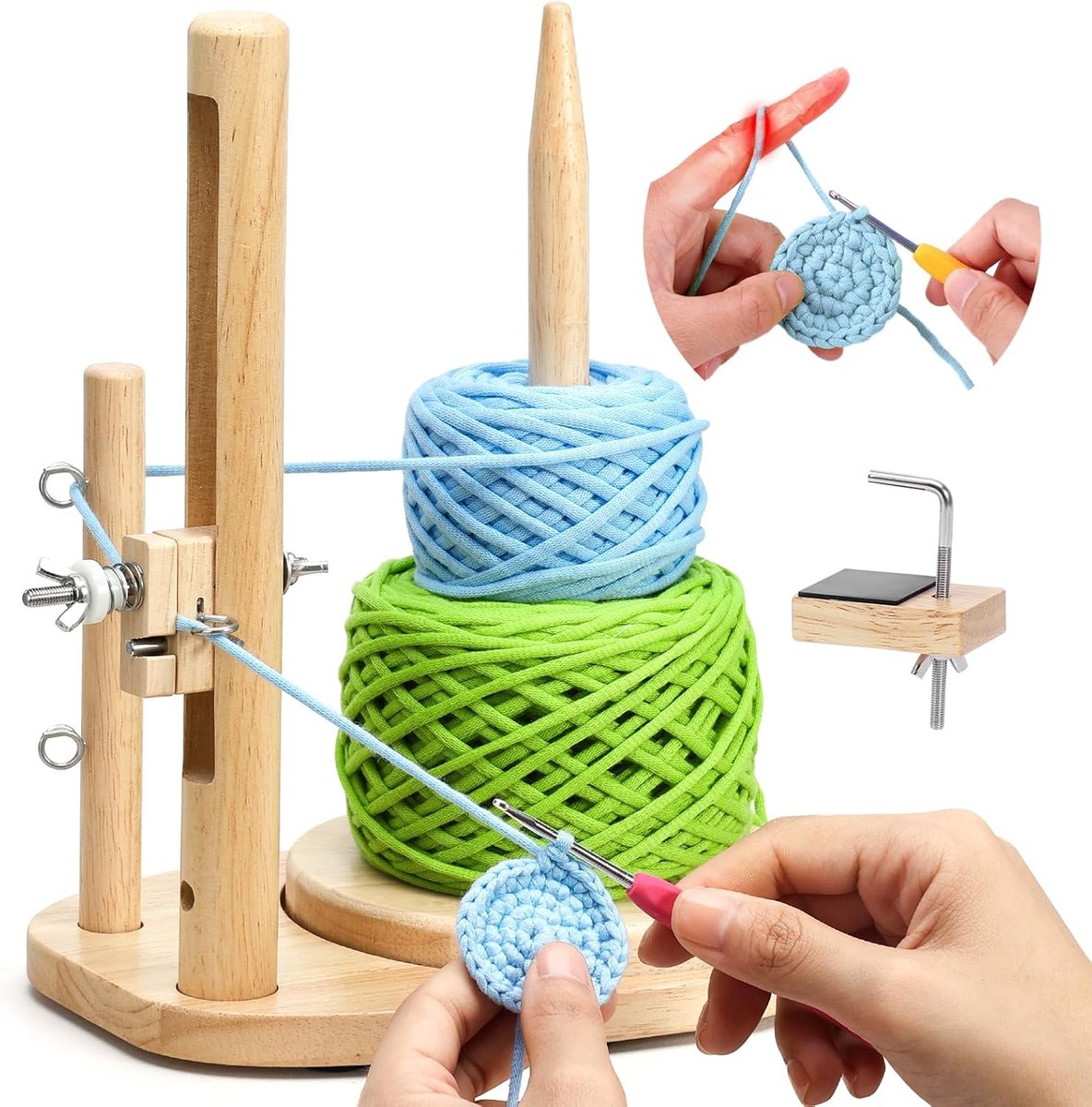 They just keep adding bells and whistles! 👀 Different crocheters have different needs, and if one of those is help with tension, this yarn holder might be just what you need! 🥰 Crochet accessibility for all!
crochetenvy.com/product/caydo-… #crochet #yarnholder