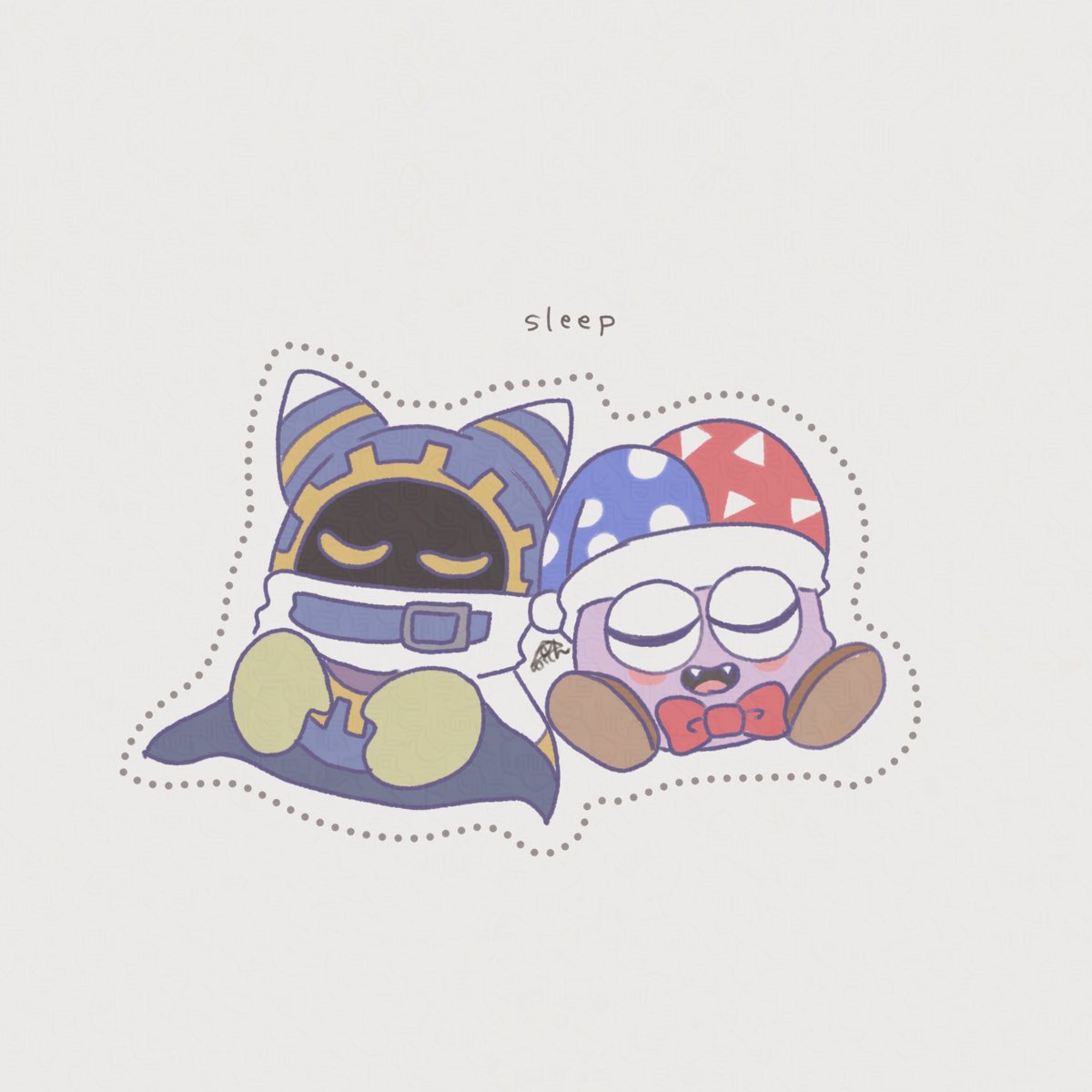 先日星のカービィWiiをクリアしてこの！クソ野郎が！でも…悔しいけど…好き……の感情を抱かされてしまった罪なキャラのFA