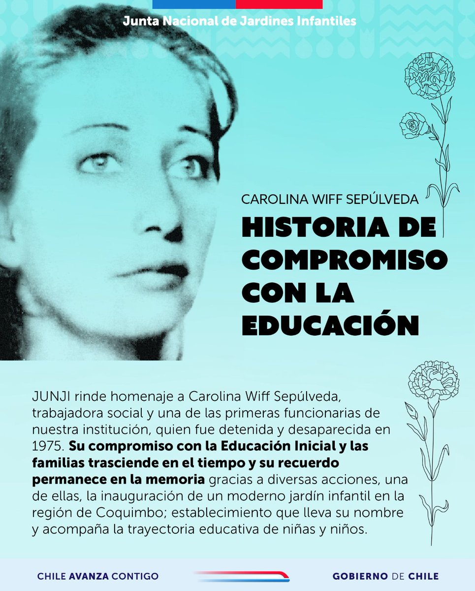 🌹 En memoria de Carolina Wiff Sepúlveda.