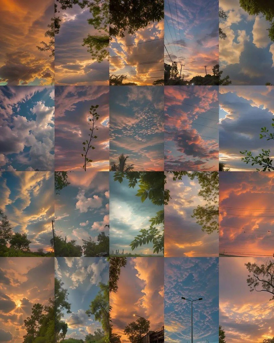 bir gökyüzü fotoğrafı bırak.