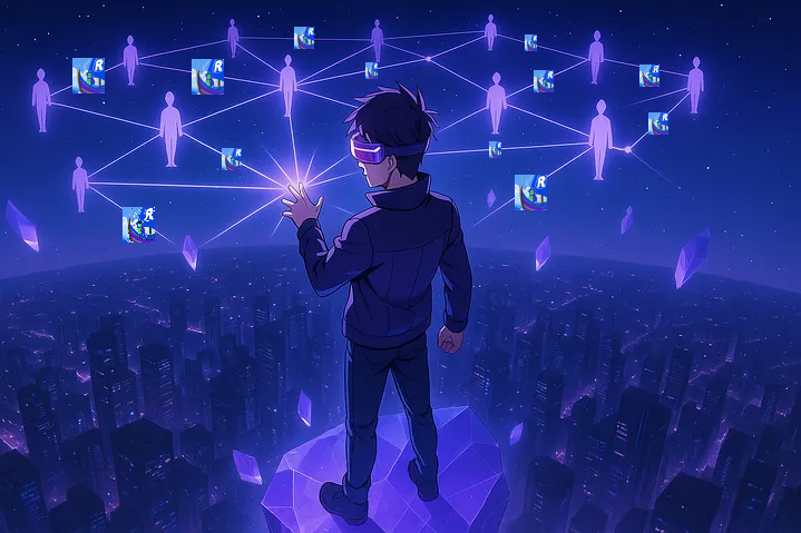 Join <a href="/Kryon_AI/">Kryon AI</a>  Launchpad 📢

First <a href="/Ronin_Network/">Ronin</a> Launchpad to help Ronin communities to launch their NFT's 
- starting with Kryon Genesis NFT - check post 👇

To celebrate 🥳 I'm offering:
🎁100 NOASS NFT's 
(marketplace.roninchain.com/collections/no…)

💜Like 
🔂Repost 
📌Tag 1 friends
✍️ drop