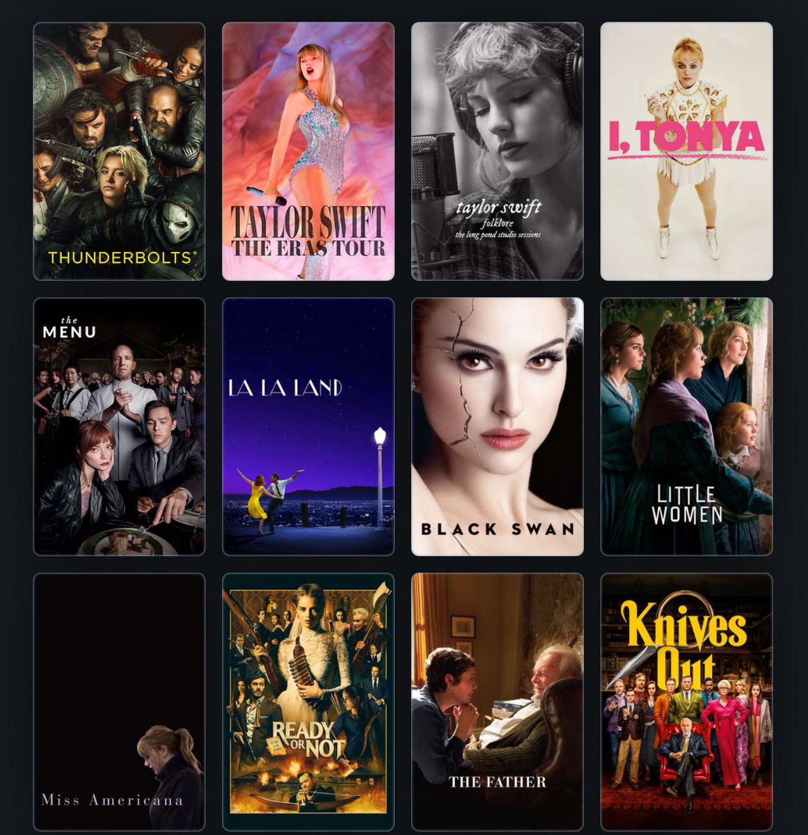 My favourite 12 movies