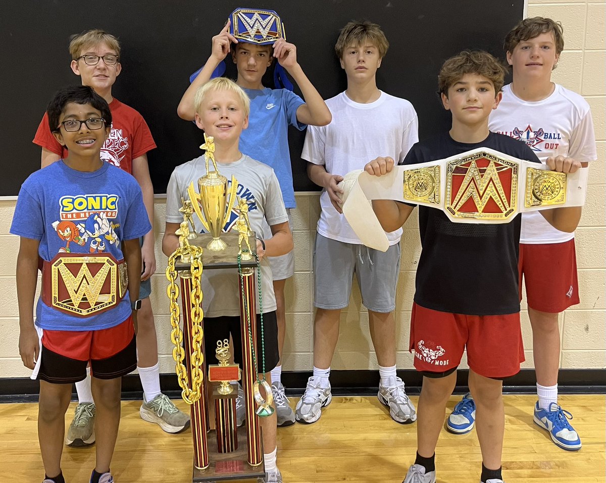 ClintSDaniel's tweet photo. 7th grade SWOLE NATION volleyball champs 🏆🏆💪💪🏐🏐
@Dodgen_MS_Cobb @cobbhpe https://t.co/nJoAJEyNsD