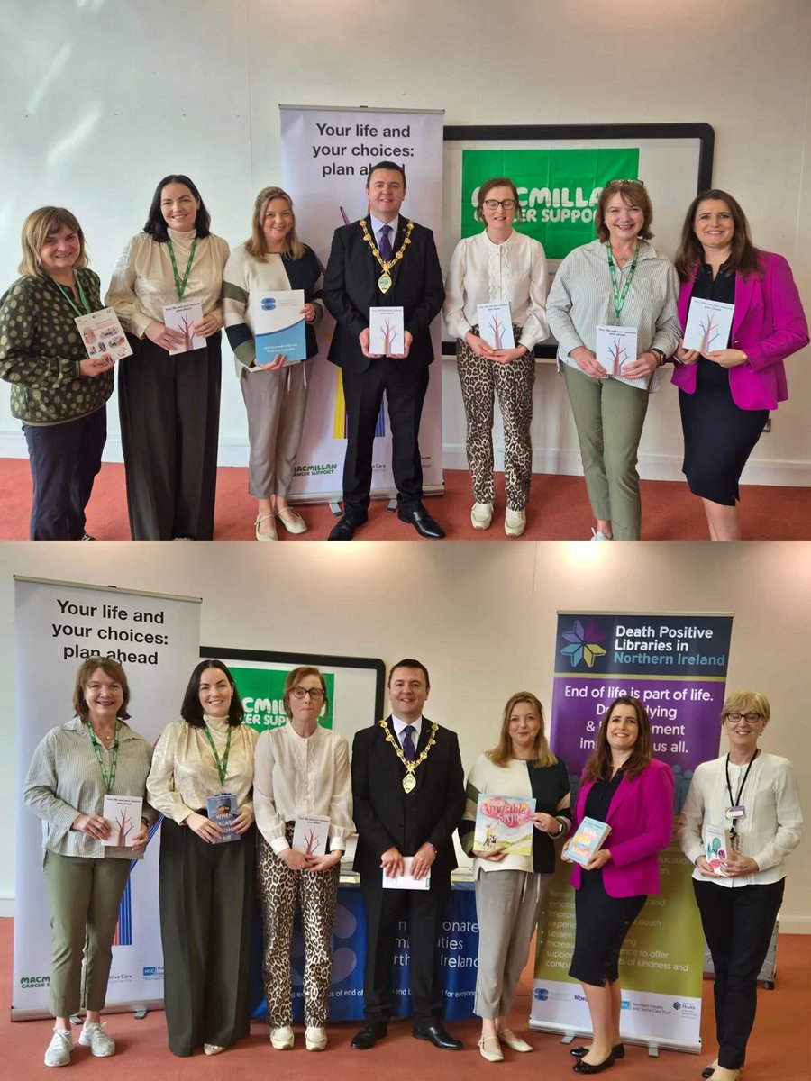 2 new Death Positive Libraries (DPL) launched in Waterside Library and Strabane Library this week.

DPLs are safe spaces within libraries across NI where people can explore, learn, and discuss topics related to advanced illness, caregiving, dying, death and bereavement.