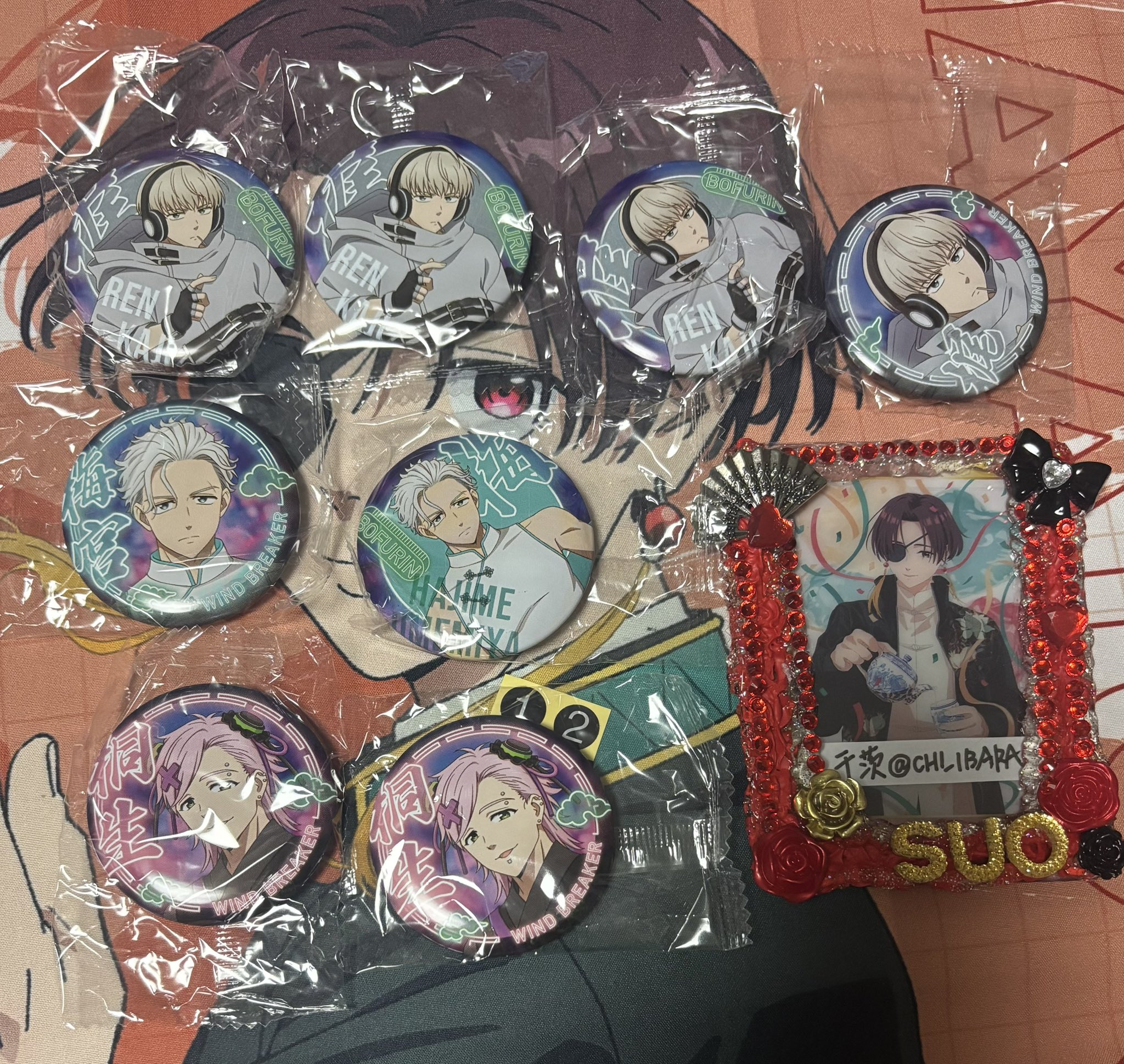 ✎渡世千里 缶バッジセット