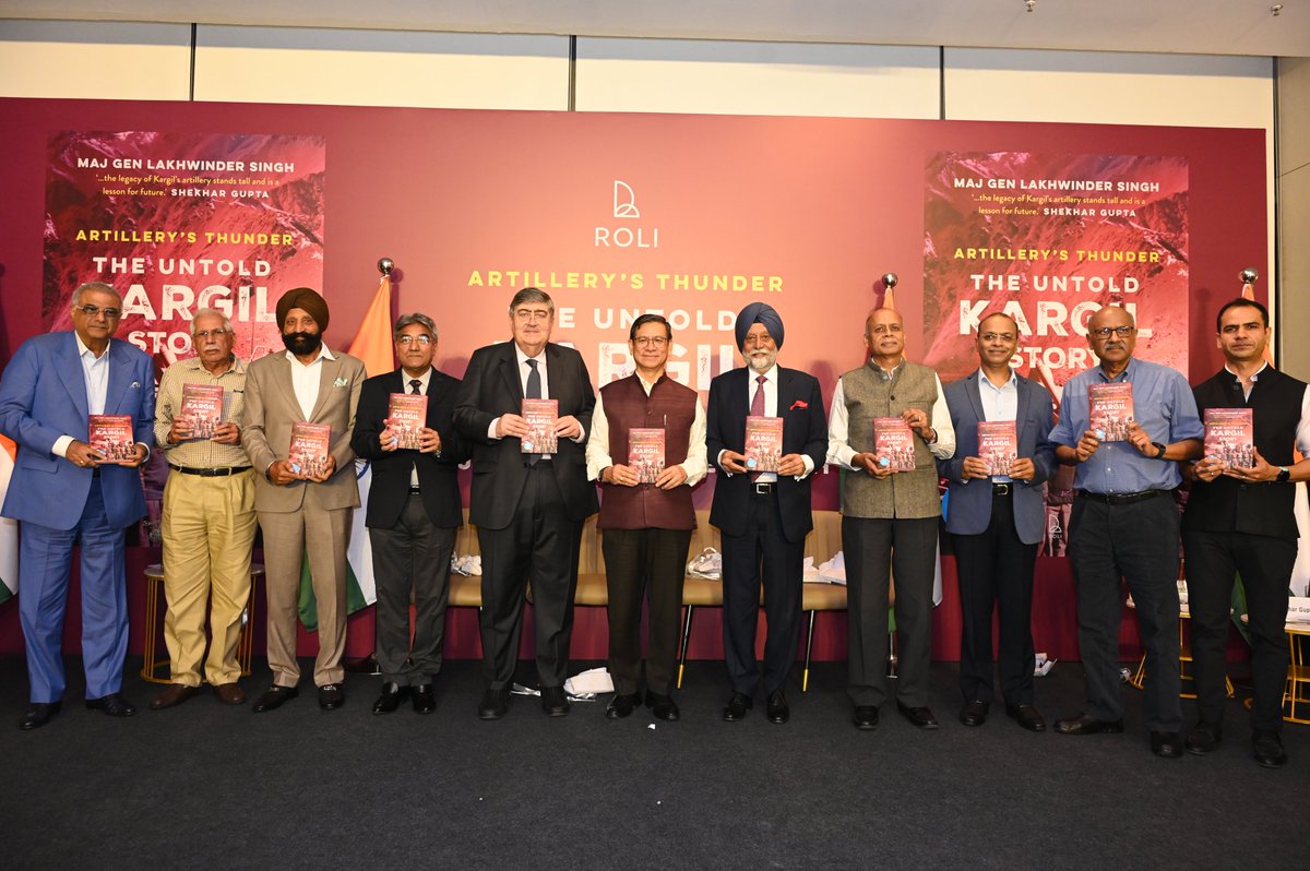 Sharing snippets of book release function of  – “Artillery’s Thunder: The Untold Kargil Story” by Maj. Gen. Lakhwinder Singh (Retd). 

Eminent members from strategic community, war veterans &amp; senior members from Government graced the occasion. Thank you <a href="/RoliBooks/">ROLI</a>  for the event!