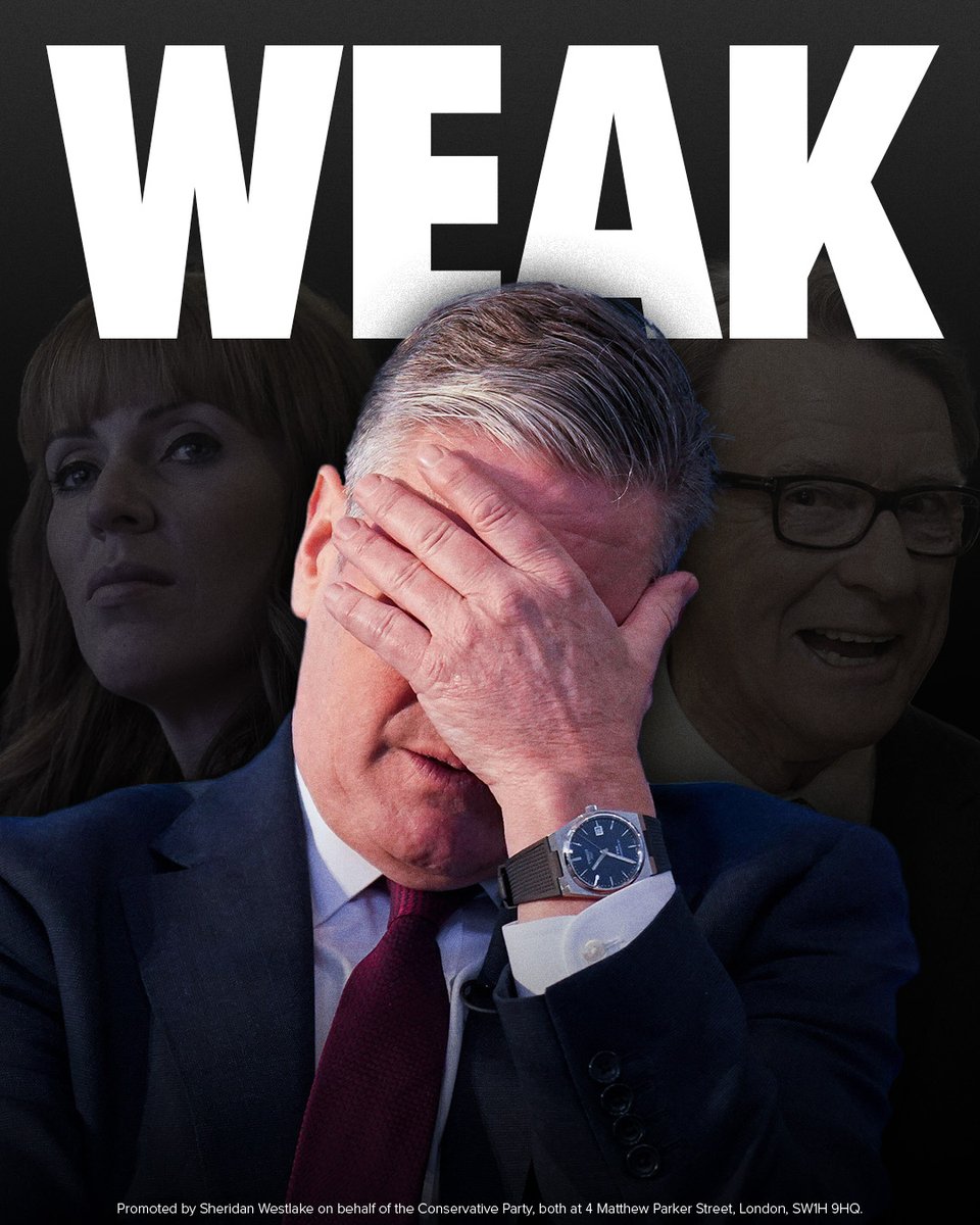 Conservatives's tweet photo. Weak. Weak. Weak. https://t.co/NS0y1MMBjm