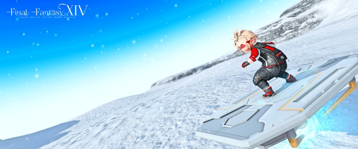 FF14_Chabon's tweet image. ユニちゃんから🏂マウント頂いちゃいました✨
欲しかったヤッツありがと！愛用するねっ💖

＃ゆにちゃぼ