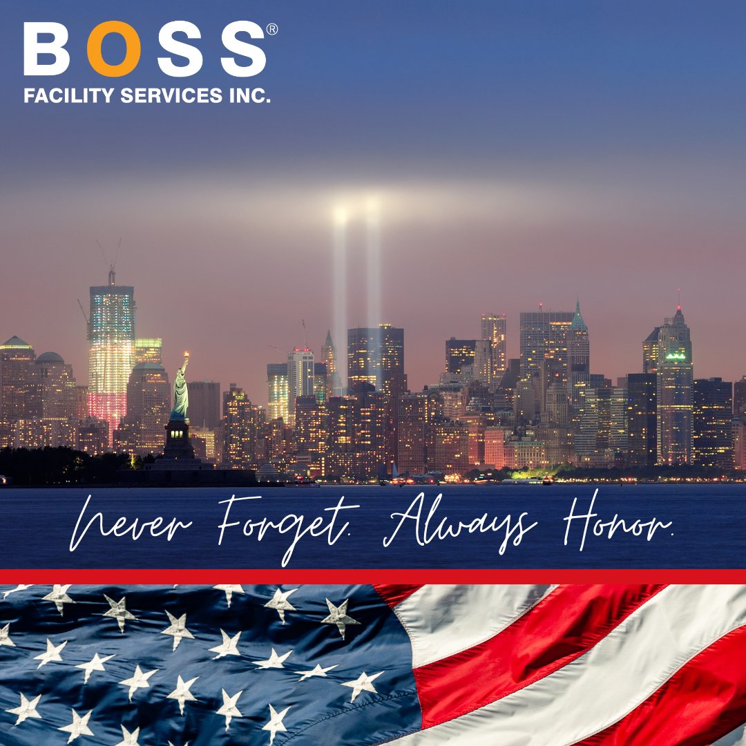 BOSSFSI's tweet image. Today, we pause to remember the lives lost, honor the heroes who bravely served, and reflect on the resilience that continues to unite us. September 11th is a reminder of our strength, compassion, and commitment to never forget.
 ❤️ 🤍 💙
#BOSS #BossFSI #NeverForget #September11