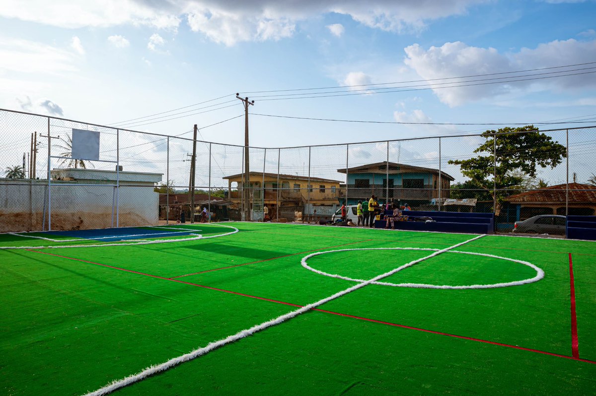 afijioTFL's tweet photo. The field tells our story ⚽️
Thanks to our amazing sponsors, the ATFL astroturf grass is coming back to life: greener, stronger, and ready for the dreams of our boys.

To new and future partners — this is your call 🔉.
Come and give back, come and invest, come and build with us📌 https://t.co/PgtJSikwJD