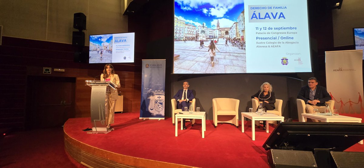 Inauguración de las jornadas de Derecho de Familia en colaboración con <a href="/AeafaAbogados/">aeafa</a>