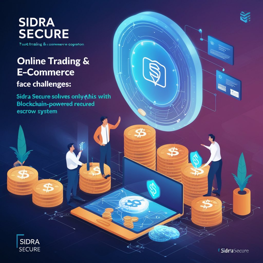 CamzTribiana's tweet image. 💡 Online trading &amp;amp; e-commerce face challenges:
❌ Fraud
❌ Hidden risks
❌ Lack of trust

✅ SIDRA SECURE solves this with a blockchain-powered escrow system — funds are released only when both parties fulfill their obligations.

#TrustInTech #SidraSecure…