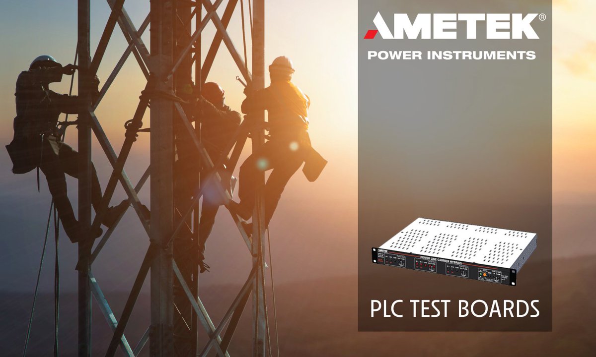 AMETEK Power Instruments' PLC Test Board is designed to be conveniently placed into an empty slot in the 1-RU PLC Hybrid chassis, saving panel space and giving front and rear test access to carrier signals leaving and entering the panel. Learn more here: ametekpower.com/products/commu…