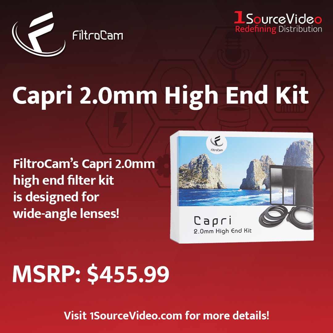 1sourcevideo's tweet image. Quickly swap and stack filters with FiltroCam’s Capri 2.0 mm High‑End Kit—magnetic ND64, GND0.9, reverse GND0.9 &amp;amp; CPL in a rotating holder for creative exposure control. #FiltroCam #NDfilters #PhotoGear