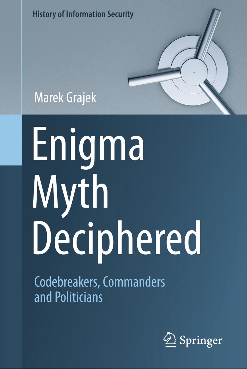 SpringerCompSci's tweet image. A very nice review of our published Springer book: Enigma Myth Deciphered, you may access the book here: link.springer.com/book/10.1007/9…, and the review here: https:/www.rsaconference.com/library/blog/bens-book-of-the-month-enigma-myth-deciphered-codebreakers-commanders-and-politicians