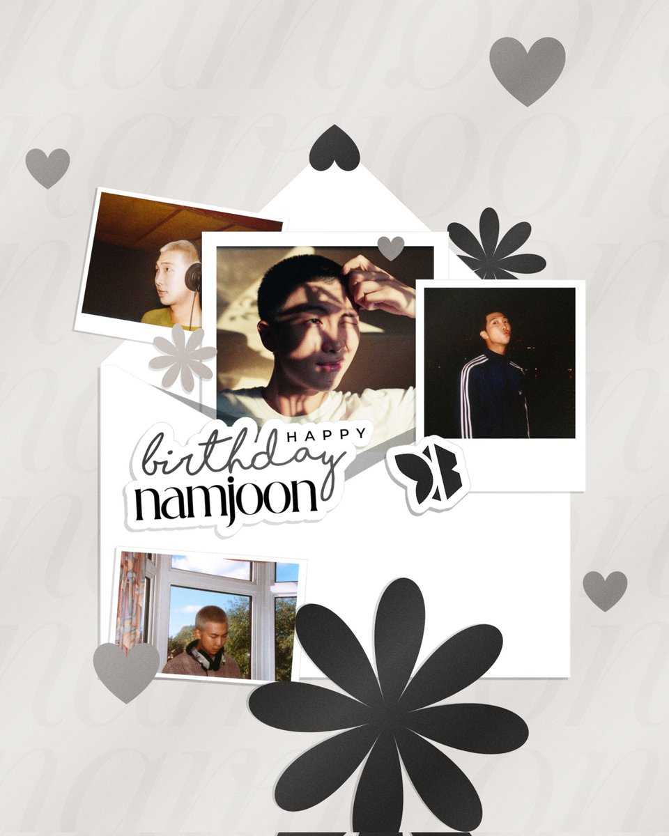 Feliz aniversário Namjoon! 🎂🐨💜

Hoje o mundo celebra mais um ano da sua existência, e nós celebramos o privilégio de poder admirar alguém tão especial como você. Sua maneira de enxergar a vida, de transformar palavras em poesia e sentimentos em música, é um presente constante