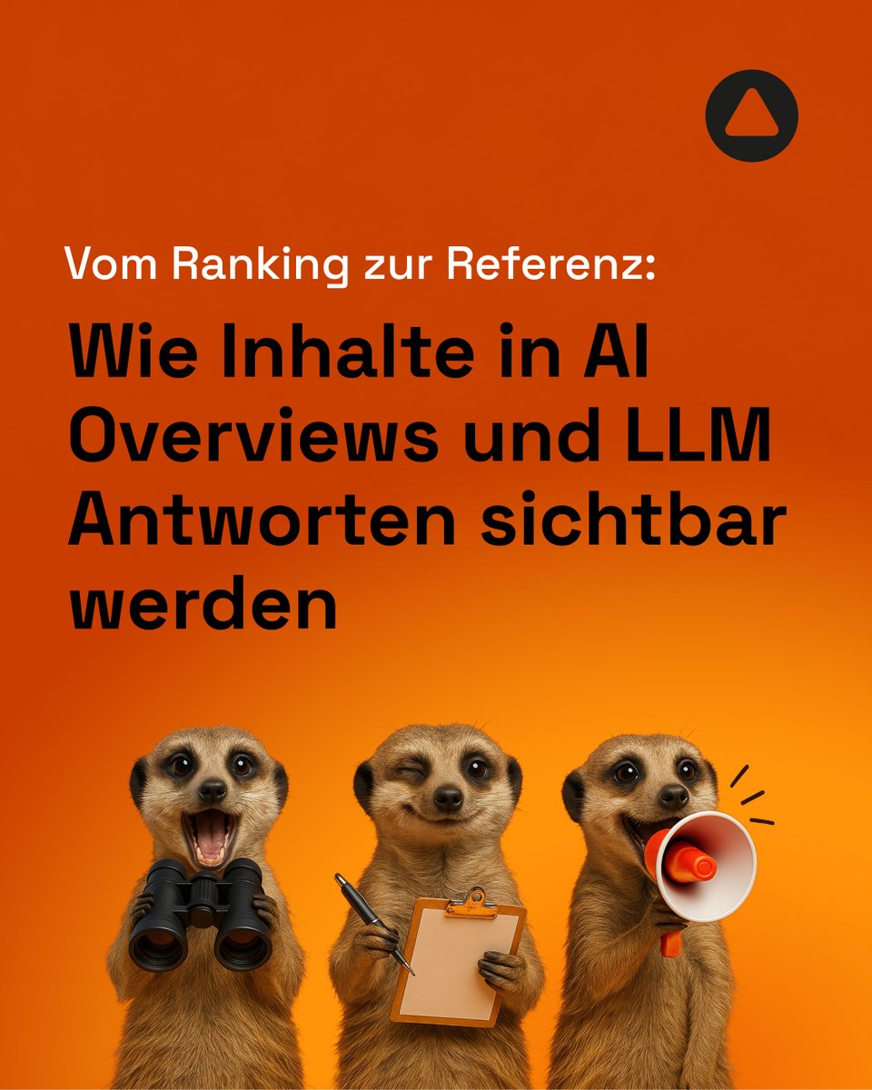 🚀 KI verändert SEO:
Von Klick-Erwerb zu Sichtbarkeit, Zitierfähigkeit &amp; Erinnerbarkeit.
Wichtig ist, ob Inhalte in AI Overviews &amp; LLM-Antworten auftauchen – und ob Präsenz Nachfrage bringt (Brand-Demand, Direct, Assists).
🔗 Mehr dazu im neuen Blog – jetzt online!
👉 Link in Bio