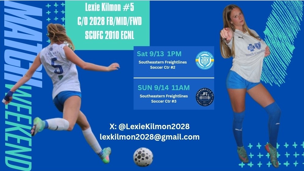 ⚽️SCUFC U16 ECNL kicking off at home this weekend!! ⚽️Be there and catch us in action on the pitch!! Details⏬️⏬️ <a href="/ECNLgirls/">ECNL Girls</a> <a href="/ECNLSoutheast/">ECNL Southeast Girls</a> <a href="/tikitakaklu/">Tomasz Kluszczynski 🇵🇱/🇺🇸</a> <a href="/TannerOsborne27/">Tanner Osborne</a> <a href="/PrepSoccer/">Prep Soccer ⚽️</a> <a href="/ImYouthSoccer/">ECNL/GA/Recruiting/College Soccer</a> <a href="/Smedley033/">Smedleys Soccer Site</a> <a href="/myrecruitinghub/">My Recruiting Hub</a> <a href="/girlssoccernet/">Girls Soccer Network</a> <a href="/TheSoccerWire/">SoccerWire</a>