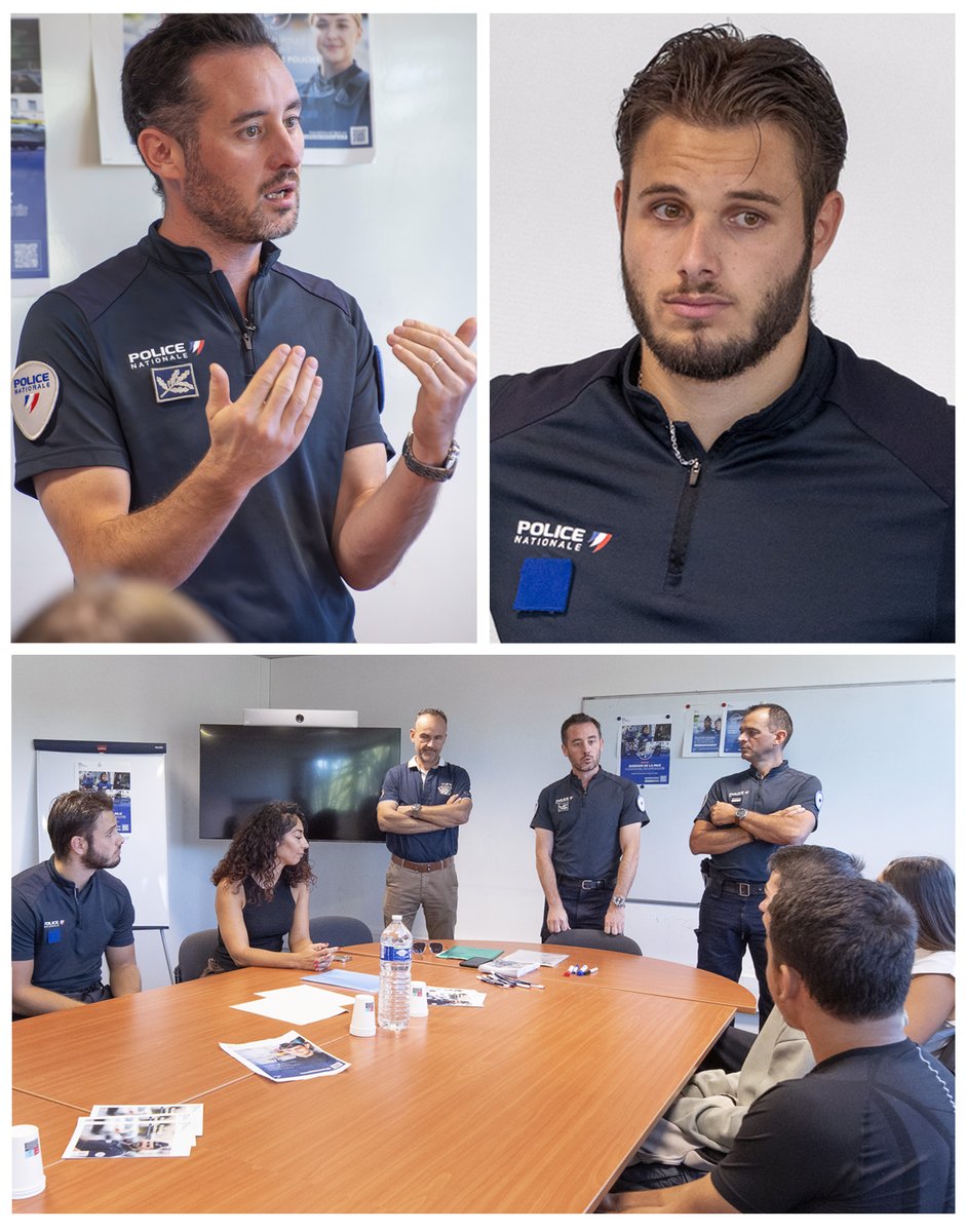🚨 Ce matin, en #immersion au commissariat d’Hyères avec <a href="/mlcorail/">Mission Locale CORAIL</a>  :
❎Échanges avec le commissaire Maxime Driard et découverte du métier de #PolicierAdjoint 
🗓️#Inscriptions au concours de #PolicierAdjoint ouvertes jusqu’au 01/10/25 
ℹ️police-nationale.interieur.gouv.fr/nous-rejoindre…