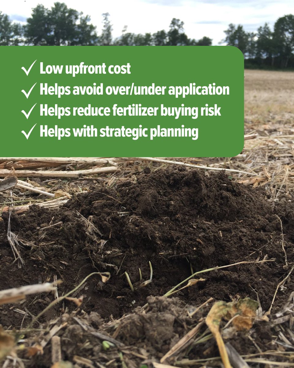 Looking for a reliable ROI? Book your soil test! Soil sampling tells you exactly what’s left in the field.
Skip the guesswork, test now, &amp; set your crop plan up for success! Reach out to your local Double Diamond Farm Supply location to book a soil sample: doublediamond.ca/contact