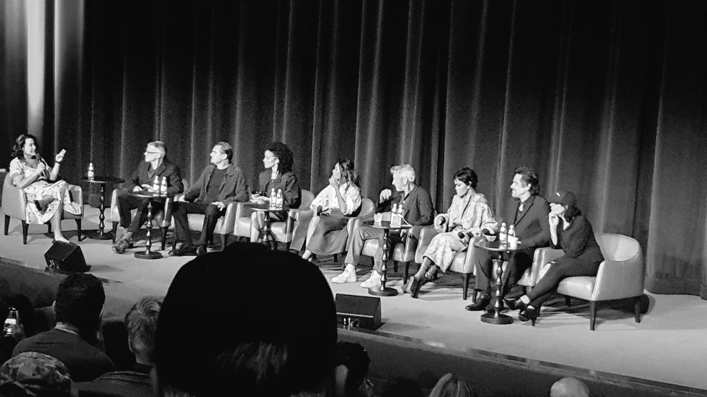 These are the kind of films I got in the game for! Had the pleasure of seeing #OneBattleAfterAnother last night projected on 35mm at WB. Followed by a Q&amp;A with PTA, Leo et al 🎥  Well done to all involved. Go see it at the cinema! #film #warnerbros