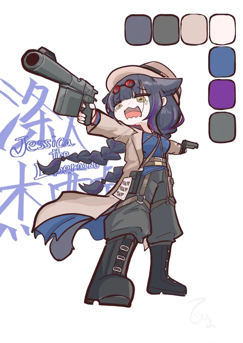 #アークナイツ #Arknights #明日方舟 ジェシカ(異格コーデ)