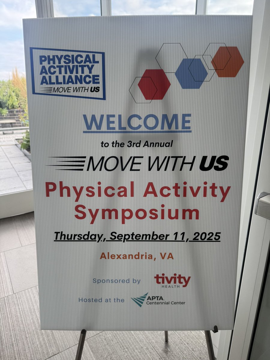 Excited to be representing <a href="/SHAPEAmerica/">SHAPE America</a> at the Physical Activity Alliance Move With Us PA Symposium today!