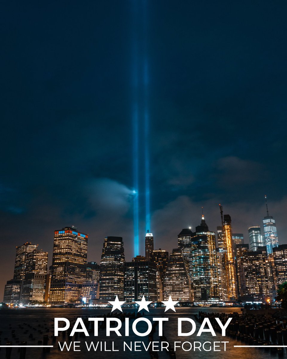 24 years later, the memory of 9/11 is still with us. We pause today in honor of the courage of the first responders and heroes, the resilience of the survivors, the strength of those who lost loved ones, and in memory of the lives taken too soon. We will never forget. 🇺🇸