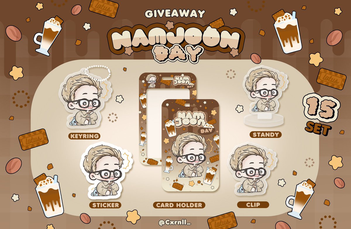 ᴘʟꜱ ʀᴛ
ɢɪᴠᴇᴀᴡᴀʏ ɴᴀᴍᴊᴏᴏɴ ᴅᴀʏ 𝟤𝟢𝟤𝟧
ꜰᴏʀᴍ : 𝟣𝟫.𝟢𝟫.𝟤𝟢𝟤𝟧
ᴛɪᴍᴇ :𝟣𝟫:𝟤𝟣
ꜱʜɪᴘᴘɪɴɢ: 𝟧𝟫.-
𝟣𝟢 ꜱᴇᴛ

#NAMJOON #RM
#HappyNAMJOONday 
#ตลาดนัดบังทัน