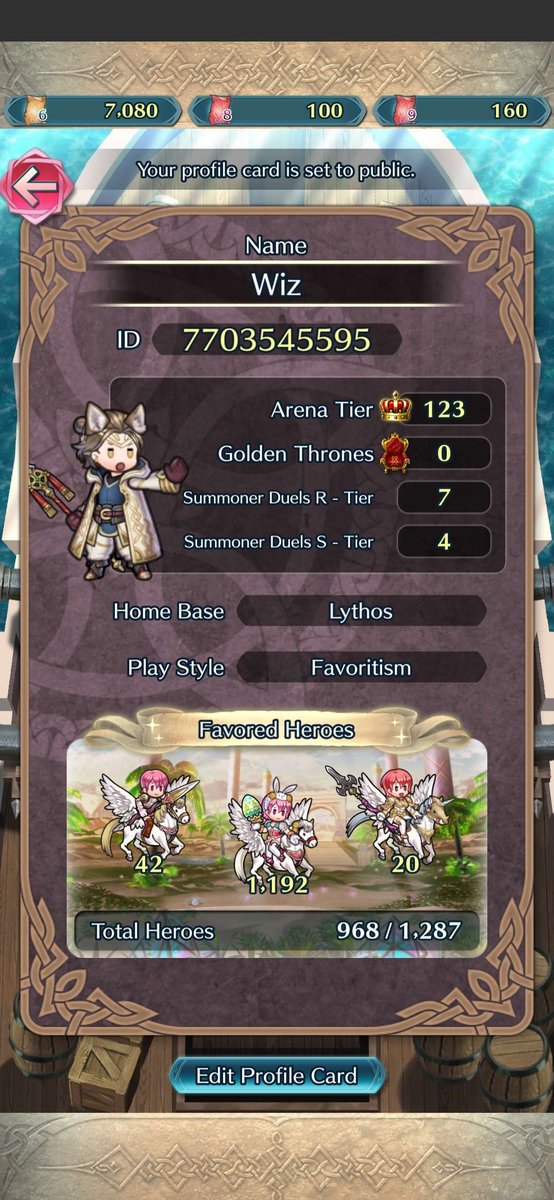 _finalquest_'s tweet image. 📌 update
Been playing FEH since launch mostly for my faves. I dont care much for AR and SD, but I do play arena for fun :)