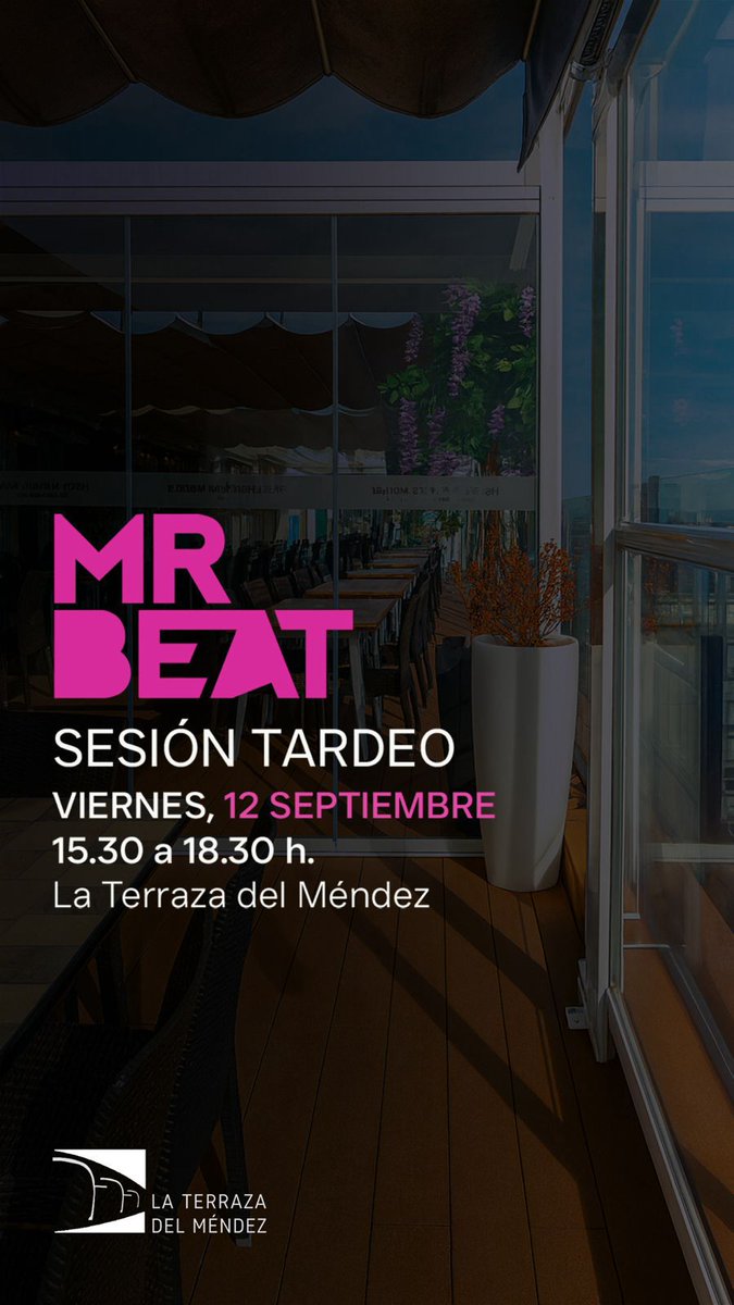 El viernes 12, mi colega de sesiones
<a href="/Elpetinto/">Omar Abelleira</a> MR BEAT estará pinchando de 15:30-18:30 en la La Terraza del Mendez Nuñez... No os lo podéis perder!!!