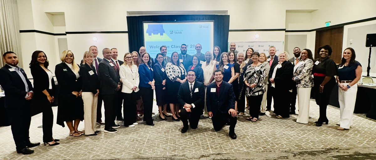 DrRLong3's tweet photo. 🚀 And we’re off! Leadership TASB Class of 2026 kicks off at #txEDCON25 in Houston. A new year, a new journey—trustees visiting districts, learning together, and shaping the future of Texas public education. 💙 @tasbnews @LamarCISD #txed #txlege #ltasb https://t.co/LXU7QrUbFU