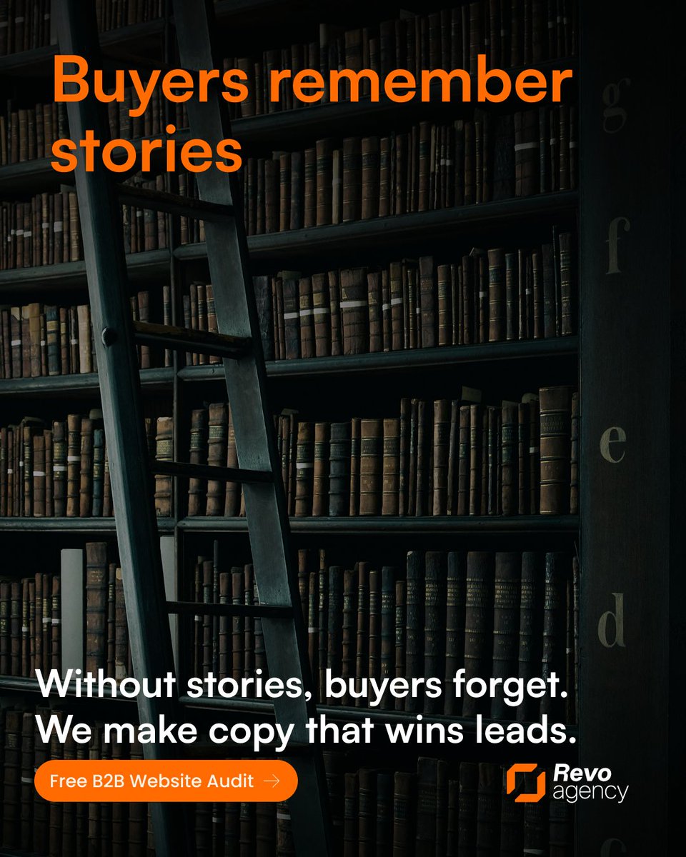 B2B websites often forget about storytelling.

Facts and features are good, but stories sell. They build trust, create emotional connection, and make your solution memorable.

I’ll share 3 storytelling techniques that turn your website from dry to compelling — and drive more