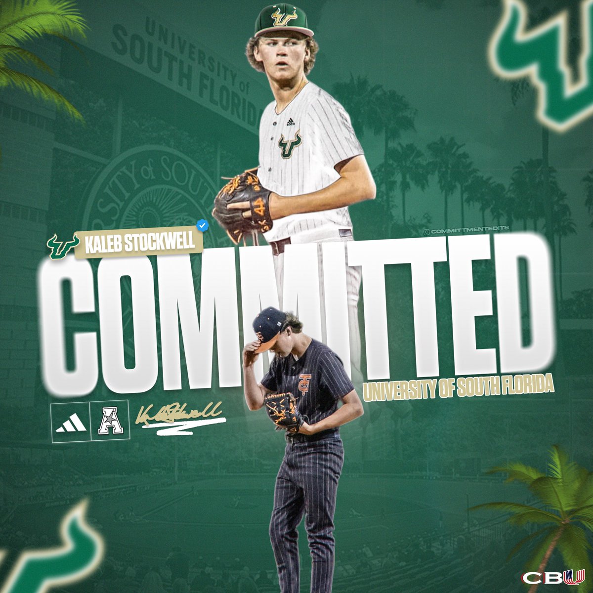 CBU_FL's tweet image. 🇺🇸⛑️2027 Kaleb Stockwell ▶️ University of South Florida 🎓 @kalebstockwell6
