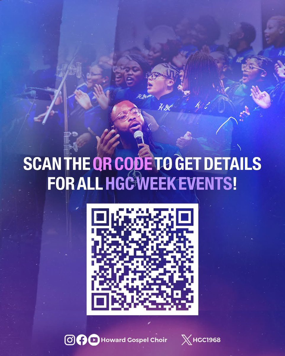 #ThisWeek • Join us for our FALL 2025 HOWARD GOSPEL CHOIR AUDITIONS!
•
Learn more and sign up TODAY by emailing auditions@howardgospelchoir.com
•
howardgospelchoir.com 
#howarduniversity #howardgospelchoir