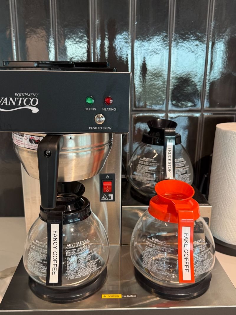 NUVIEWspace's tweet image. In #startups, every day needs different fuel:
Fancy #Coffee --  Some days are smooth sailing.
Truckstop Coffee -- Other days need gritty fuel for when it&apos;s time to grind out.
Fake Coffee -- After five cups of truckstop and you know nothing good can come from cup six of Truckstop!…