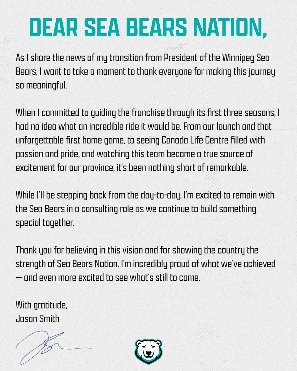 A message from Jason 👏🐻‍❄️

We are forever grateful for your commitment to growing this organization over the last few years!