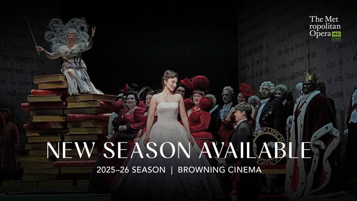 From the intimacy of close-up storytelling to the grandeur of the Met stage, each performance in the Live in HD series immerses you in the drama and artistry of the world’s top opera house. ✨

Explore season packages and get tickets on our site: ow.ly/85Jp50WN8Kv