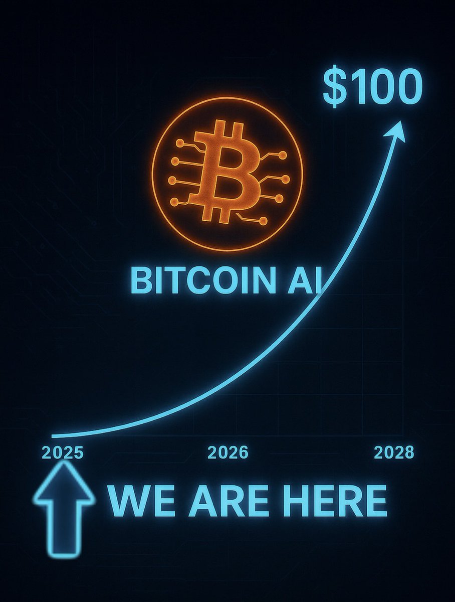 Bitcoin AI is only at the beginning of its story. Only those who hold strong through the corrections will be rewarded. Take courage: Bitcoin wasn’t built in a day, it took years to write its legend. We’ve already made a great start, and the rest of the story promises to be