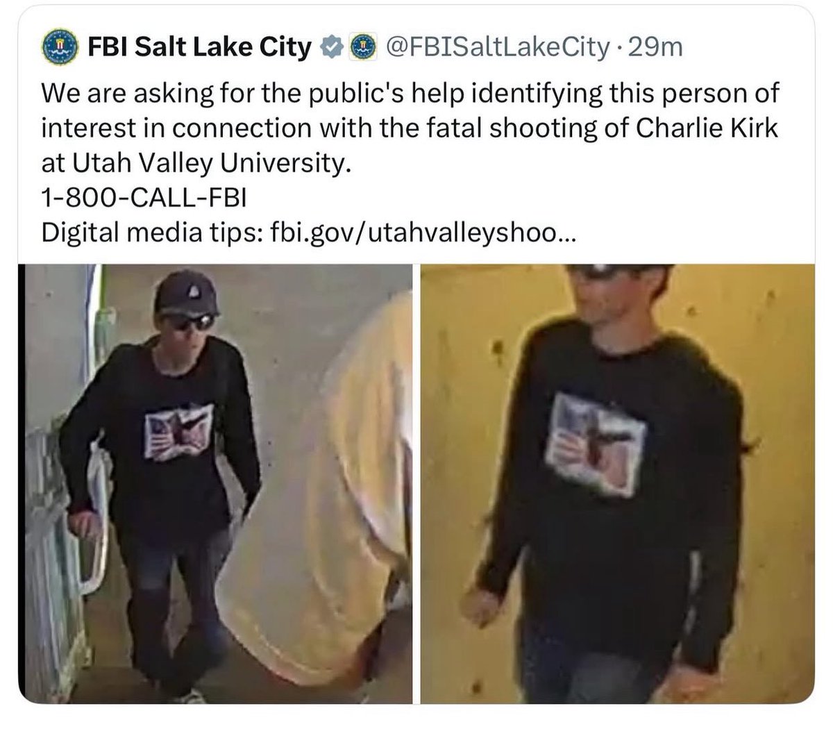 BenSwann_'s tweet image. After detaining and releasing two other individuals. This is who the FBI is now looking to question in the assassination of Charlie Kirk
