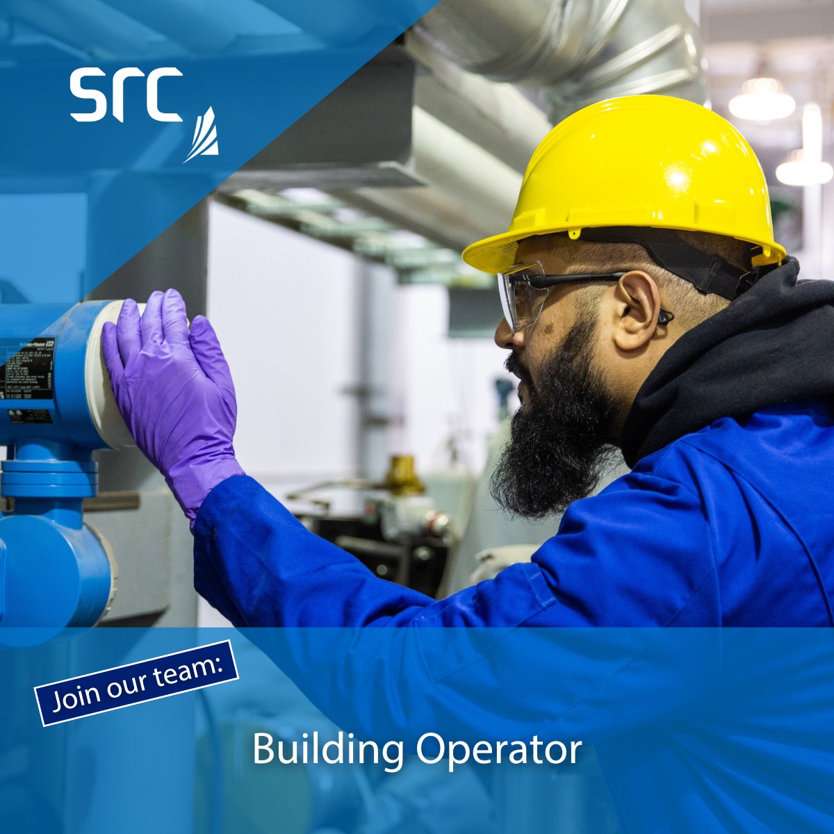 SRCnews's tweet image. We're hiring a Building Operator to support the exciting work we do in our cutting-edge laboratories. 
If you're Class 4 or 5 Power Engineer with experience in building operations, apply now: src.nu/4mbn0Jk
#PowerEngineer #LabOperations #SaskatoonJobs