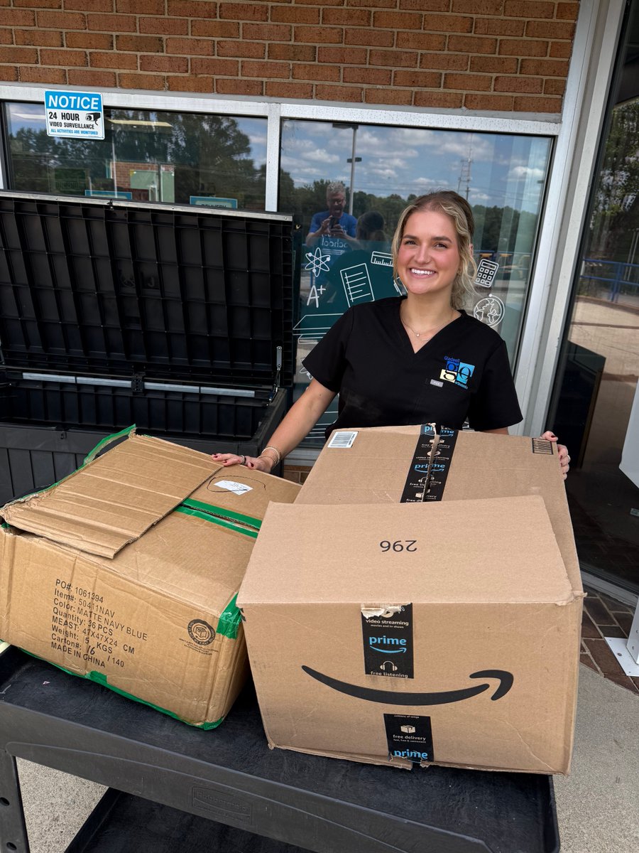 wakeedpa's tweet photo. A round of applause for @GladwellOrthodontics, one of our #Tools4Schools Supply Drive partners! ๐ They collected school supplies at multiple locations and helped stock up Tools4Schools with classroom essentials for @WCPSS students and teachers, keeping the focus on learning, not on supply lists. โค๏ธโ๏ธ #WakeEd #SupportTeachers