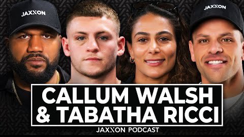 Callum Walsh joins <a href="/Rampage4real/">Rampage Jackson</a> and <a href="/Beardegidio/">Bear Degidio</a> on a new #Jaxxon Podcast 🔥