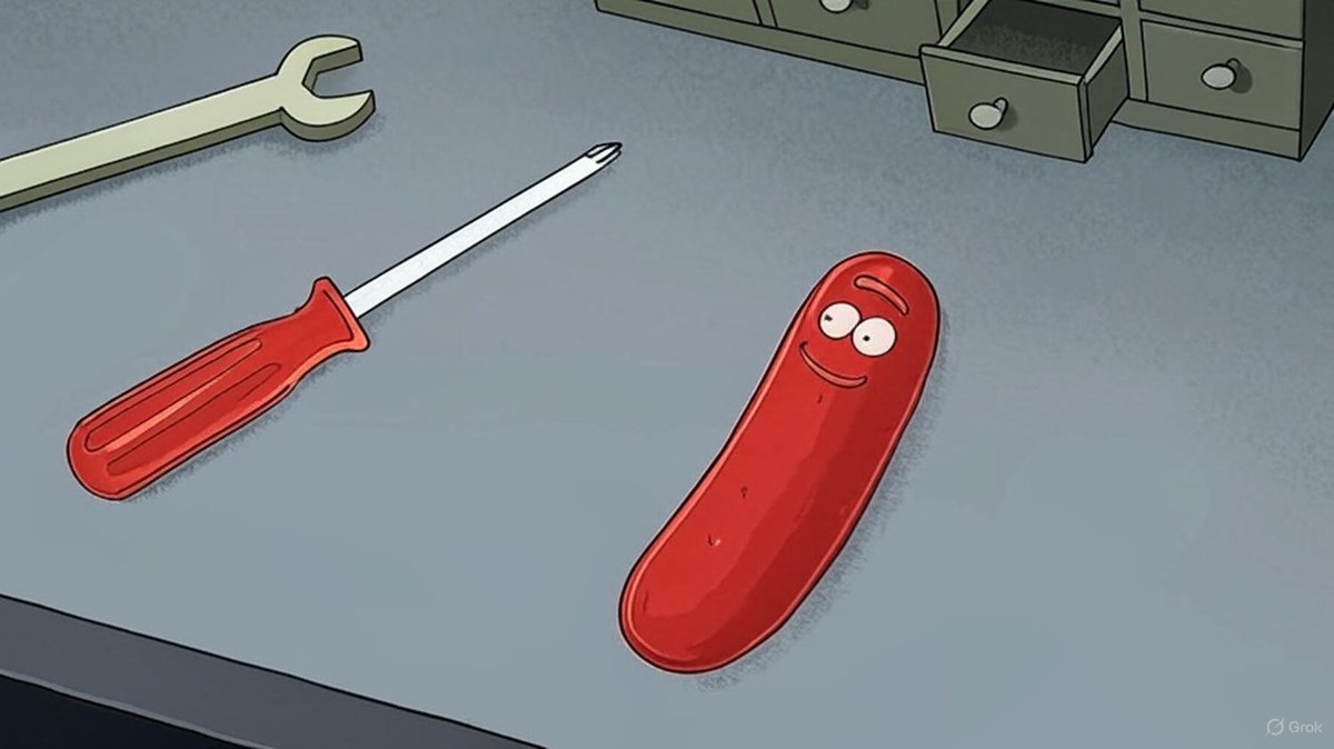Pickle rick is one of my fav characters ever. $nobody sausage reminds me of that more often.