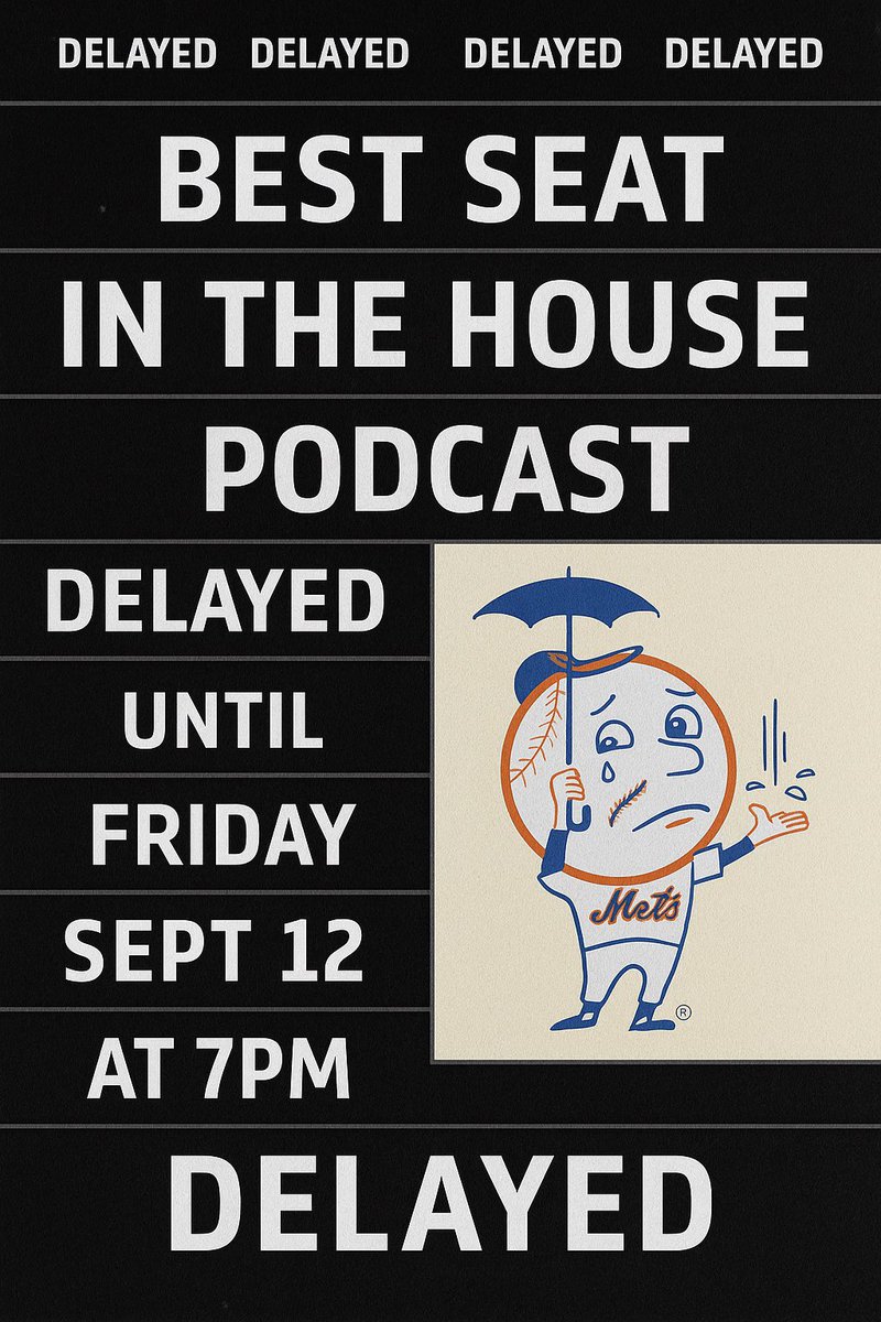 🚨 SCHEDULING UPDATE 🚨 

Brand New Episode of <a href="/BSITH_Podcast/">Best Seat In The House</a> w/ <a href="/bobo103nyc/">Daniel BOBO</a> &amp; <a href="/CramerNY/">Rob 🇺🇸</a> TOMORROW @ 7pm!